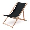 Beach chair in wood black | No Branding | not available | not available | not available