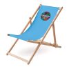 Beach chair in wood turquoise | No Branding | not available | not available | not available