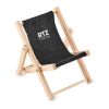 Deckchair-shaped phone stand black | No Branding | not available | not available
