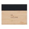 Bamboo sticky note memo pad black | No Branding | not available | not available | not available