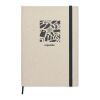 A5 grass notebook with elastic strap beige | No Branding | not available | not available | not available
