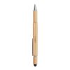 Spirit level pen in bamboo wood | No Branding | not available | not available