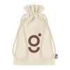 Small organic cotton gift bag beige | No Branding | not available | not available | not available