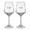Set of 2 wine glasses transparent | No Branding | not available | not available