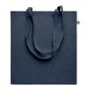 Recycled cotton shopping bag 140 gr/m² navy blue | No Branding | not available | not available | not available