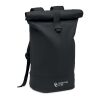 Rolltop washed canvas backpack black | No Branding | not available | not available | not available