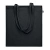 Cotton shopping bag with handles 180 gr/m² black | No Branding | not available | not available | not available