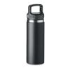 Double wall flask 500 ml with hook hanger on lid black | No Branding | not available | not available | not available