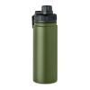Double wall bottle with sip cap 500 ml Dark green | No Branding | not available | not available | not available