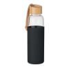 Glass Bottle 500 ml in silicone pouch black | No Branding | not available | not available | not available