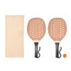 Rosewood beach tennis set wood | No Branding | not available | not available | not available