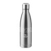 Double wall bottle 500 ml with hydration reminder matt silver | No Branding | not available | not available | not available