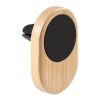 Magnetic air vent bamboo phone holder wood | No Branding | not available | not available