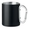 Double wall metal mug 300 ml black | No Branding | not available | not available | not available