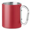 Double wall metal mug 300 ml red | No Branding | not available | not available | not available