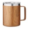 Double wall tumbler with wooden look 300 ml brown | No Branding | not available | not available | not available