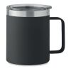 Double wall tumbler with sliding sip hole 300 ml black | No Branding | not available | not available | not available