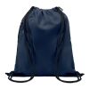 Large drawstring bag 300D RPET blue | No Branding | not available | not available | not available