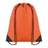 Polyester drawstring bag 190T orange | No Branding | not available | not available | not available