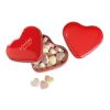 Heart tin box with candies red | No Branding | not available | not available