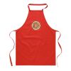 Kitchen apron in cotton red | No Branding | not available | not available | not available