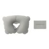 Inflatable pillow in pouch grey | No Branding | not available | not available | not available