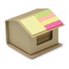 Memo/sticky notes pad recycled beige | No Branding | not available | not available | not available