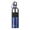 Aluminium bottle 750 ml with rubber grip blue