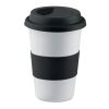 Ceramic mug w/ lid and sleeve black | No Branding | not available | not available