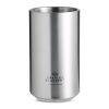 Stainless steel bottle cooler matt silver | No Branding | not available | not available | not available