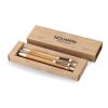 Bamboo pen and pencil set wood | No Branding | not available | not available | not available