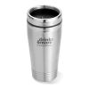 Double wall travel cup 400ml matt silver | No Branding | not available | not available | not available