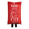 Fire blanket in pouch 100x95cm red | No Branding | not available | not available | not available