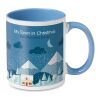 Coloured sublimation mug blue | No Branding | not available | not available