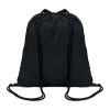 Cotton drawstring bag 100gr/m² black | No Branding | not available | not available | not available