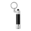 Aluminium torch with key ring black | No Branding | not available | not available