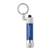 Aluminium torch with key ring blue | No Branding | not available | not available
