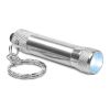 Aluminium torch with key ring silver | No Branding | not available | not available