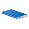 Flat power bank 4000 mAh royal blue | No Branding | not available | not available