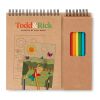 Colouring set with notepad beige | No Branding | not available | not available