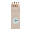 4 mini coloured pencils beige | No Branding | not available | not available | not available