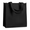 80gr/m² nonwoven shopping bag short handles black | No Branding | not available | not available | not available