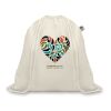 Organic cotton drawstring backpack beige | No Branding | not available | not available | not available