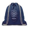 220gr/m² drawstring canvas 2 function bag blue | No Branding | not available | not available | not available