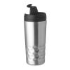 Double wall travel cup 280 ml matt silver | No Branding | not available | not available | not available