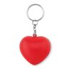 Key ring with PU heart red | No Branding | not available | not available