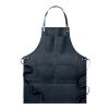 Apron in leather black | No Branding | not available | not available | not available