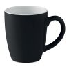 Ceramic coloured mug 290 ml black | No Branding | not available | not available