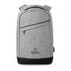 2 tone backpack incl USB plug grey | No Branding | not available | not available | not available