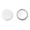 Mirror button metal matt silver | No Branding | not available | not available